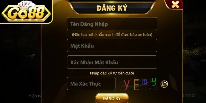 Hướng dẫn thiết lập tài khoản Go88 trên PC và thiết bị di động