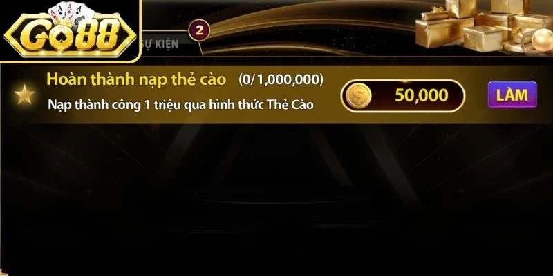 Ưu đãi cho người mới gia nhập cổng game Go88