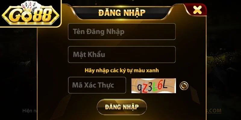 Log in Go88 trên điện thoại